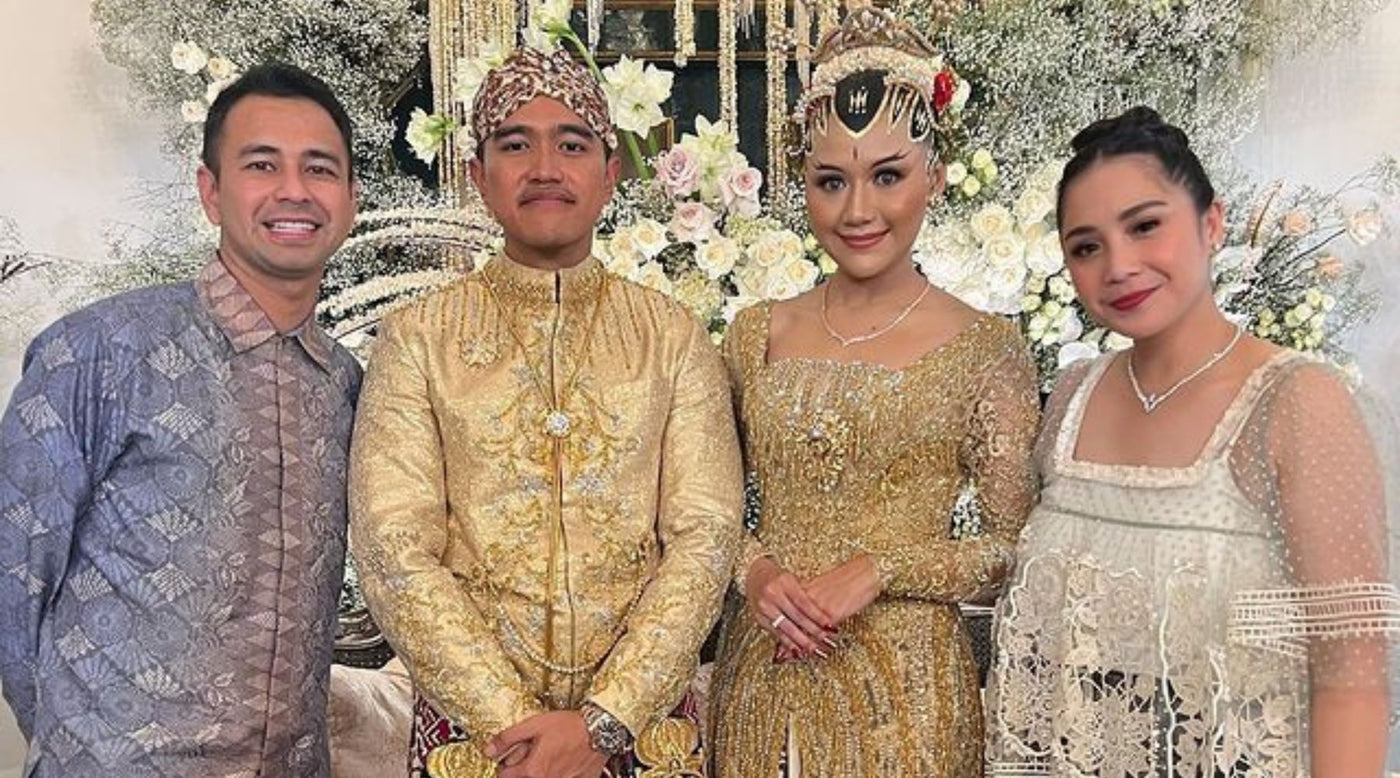 Inspirasi Baju Batik Pria dari Para Tamu Undangan Pernikahan Kaesang Pangarep & Erina Gudono