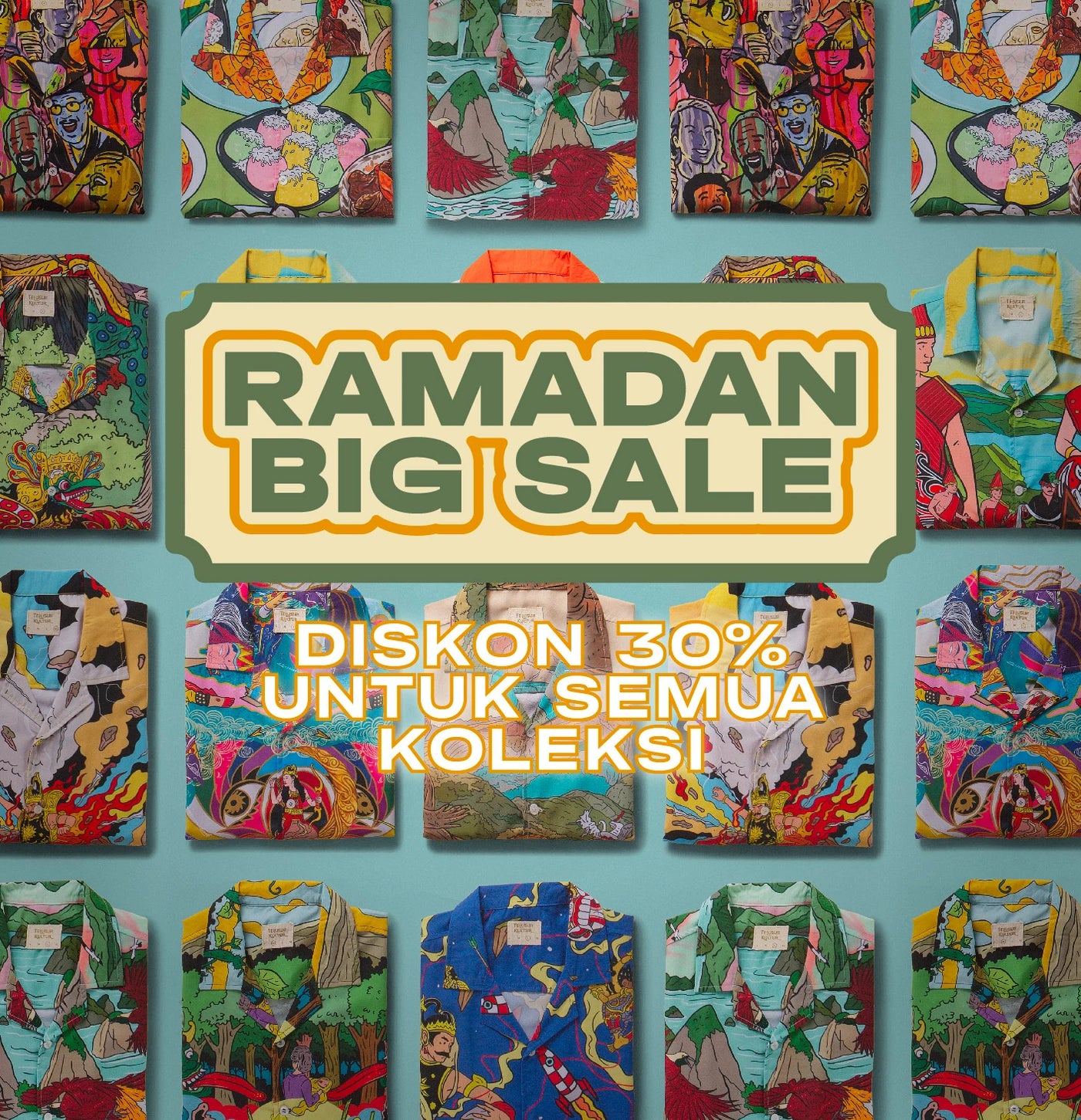 Ramadhan Big Sale! Dapatkan Kemeja Print Dengan Harga 299 Ribu